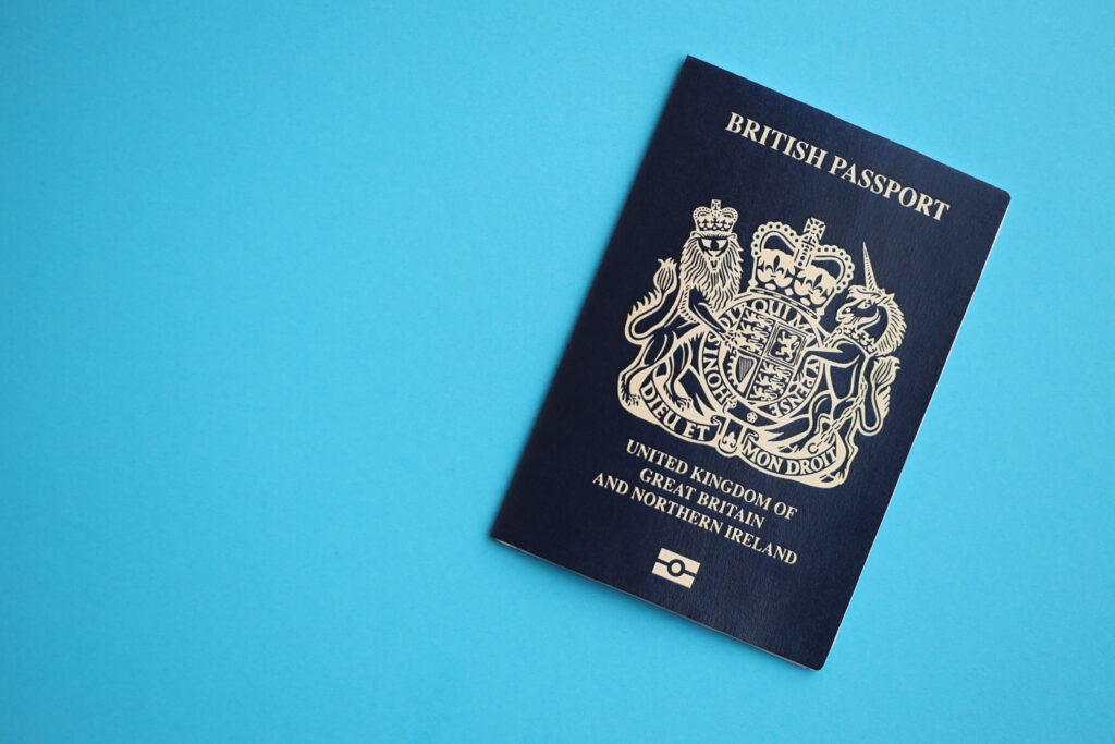 Illustration of the pathway to UK citizenship for Global Talent visa holders, showing symbolic steps from visa to settlement and British citizenship.