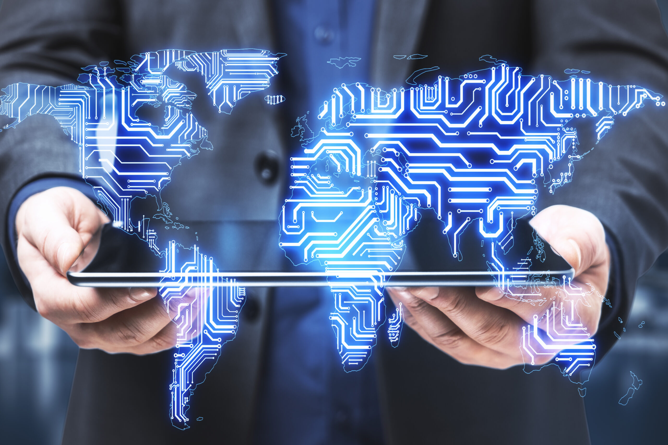 AI researcher analysing data models in a UK tech lab, symbolising Global Talent visa opportunities in artificial intelligence and data science.